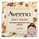Вівсяна маска з екстрактом насіння граната, світіння, Oat Mask with Pomegranate Seed Extract, Glow, Aveeno, 50 г фото