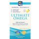 Рыбий жир Омега-3 Nordic Naturals (Ultimate Omega-3) 1280 мг 60 капсул со вкусом лимона фото