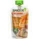 Sprout Organic, Дитяче харчування, від 8 місяців і старше, зібрані овочі, абрикоси з куркою, 4 унції (113 г) фото