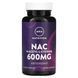 MRM Nutrition, Nac, N-Acetyl-L-Cysteine, 600 mg, 60 Vegan Capsules фото
