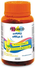 Омега-3 для детей Pediakid (Radiergummis Omega 3) 60 жевательных конфет купить в Киеве и Украине