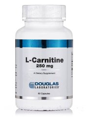 Карнітин Douglas Laboratories (L-Carnitine) 250 мг 60 капсул