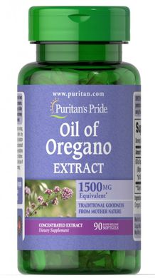 Масло орегано Puritan's Pride (Oil of Oregano) 1500 мг 90 капсул