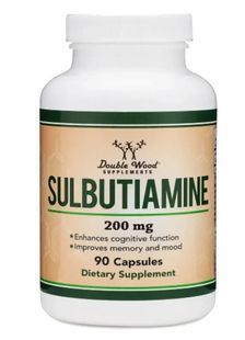 Сульбатіамін вітамін Б1 Double Wood (Sulbutiamine) 200 мг 90 капсул