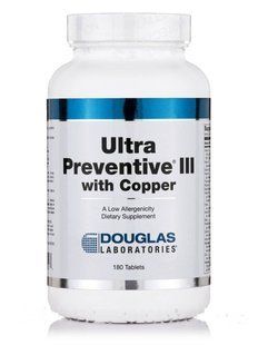 Multivitamins with copper Douglas Laboratories (Ultra Preventive III with Copper) 180 tablets
