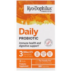 Пробиотик «Кио-Дофилус», Kyolic, 180 капсул купить в Киеве и Украине