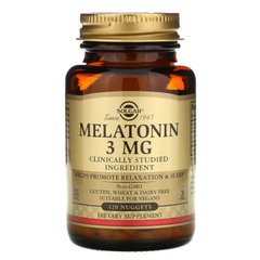 Мелатонин Solgar (Melatonin) 3 мг 120 таблеток купить в Киеве и Украине