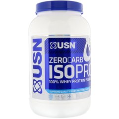 Zero Carb ISOPRO 100% изолят сывороточного белка, яблочный пирог, USN, 750 г купить в Киеве и Украине