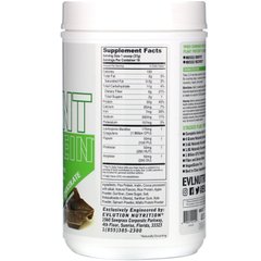 Рослинний білок в складі, натуральний шоколад, EVLution Nutrition, 680 г