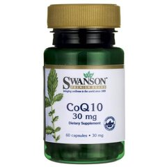 Коензим Q10, CoQ10 30, Swanson, 30 мг, 60 капсул