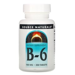 Витамин B6 Source Naturals (Vitamin B6) 250 таблеток купить в Киеве и Украине