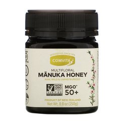 Багатоквітковий Манука Мед, Multifloral Manuka Honey, MGO 50+, Comvita, 250 г