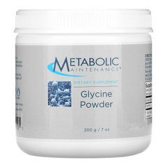 Metabolic Maintenance, Гліцин у порошку, 7 унцій (200 г)