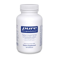Глюкозамін Хондроїтин з марганцем Pure Encapsulations (Glucosamine Chondroitin with Manganese) 120 капсул