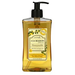Рідке мило для рук і тіла A La Maison de Provence (Hand and Body Liquid Soap Honeysuckle) 500 мл жимолость