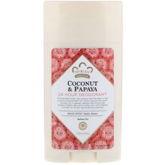 Дезодорант для тела кокос и папайя Nubian Heritage (Deodorant) 24-часовой 64 г купить в Киеве и Украине
