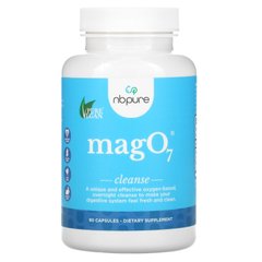 Mag07, лучшее средство для очистки пищеварительной системы, насыщающее кислородом, Aerobic Life, 90 вегетарианских капсул купить в Киеве и Украине