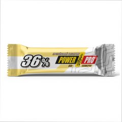 Протеїнові батончики 36% пломбір Power Pro (Protein Bar 36% Plumber) 20 шт по 60 г