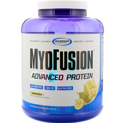 MyoFusion, покращений протеїн, банановий крем, Gaspari Nutrition, 1,81 кг