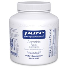 Аскорбиновая кислота Pure Encapsulations (Ascorbic Acid) 250 капсул купить в Киеве и Украине