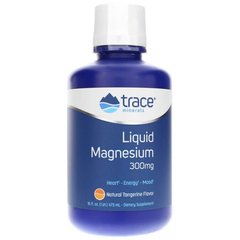 Магній рідкий смак мандарину Trace Minerals Research (Liquid Magnesium) 300 мг 475 мл