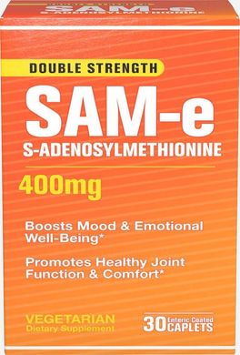 SAM-е, SAM-e, Puritan's Pride, 400 мг, 30 таблеток
