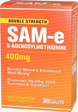 SAM-е, SAM-e, Puritan's Pride, 400 мг, 30 таблеток