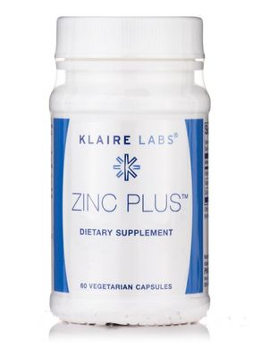 Цинк Плюс Klaire Labs (Zinc Plus) 60 вегетаріанських капсул