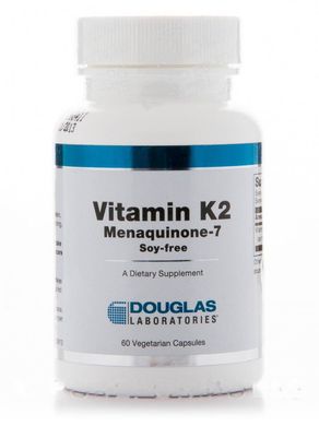 Вітамін К2 Менахінон-7 Douglas Laboratories (Vitamin K2 Menaquinone-7) 60 вегетаріанських капсул