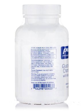 Глюкозамин Хондроитин с марганцем Pure Encapsulations (Glucosamine Chondroitin with Manganese) 120 капсул купить в Киеве и Украине