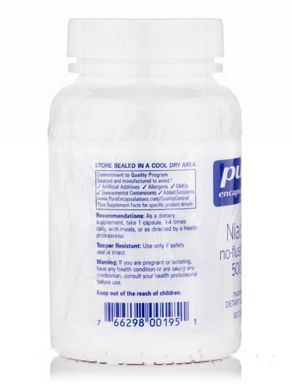 Ніацитол Pure Encapsulations (Niacitol No-Flush Niacin) 500 мг 60 капсул