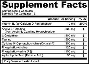 Вітаміни для пам'яті Jarrow Formulas (Neuro Optimizer) 60 капсул