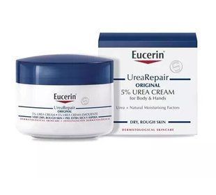 Body and Hand Cream, UreaRepair Original 5% Urea, Eucerin, 75 ml