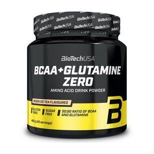 BioTech, BCAA + Glutamine ZERO, 480 g, orange купить в Киеве и Украине