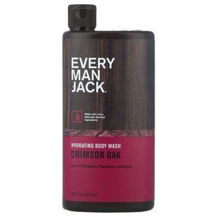 Every Man Jack, увлажняющий гель для душа, малиновый дуб, 500 мл (16,9 жидк. унции) купить в Киеве и Украине