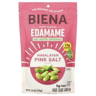 BIENA, Crispy Roasted Edamame, Himalayan Pink Salt, 4.75 oz (135 g) купить в Киеве и Украине