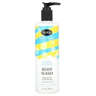 Shikai, Very Clean, Body Wash, Island Coconut, 12 fl oz (355 ml) купить в Киеве и Украине
