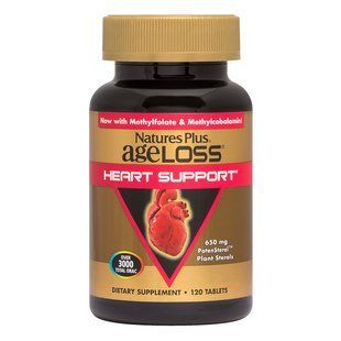 Комплекс для поддержки сердца, AgeLoss Heart Support, Natures Plus, 120 таблеток купить в Киеве и Украине
