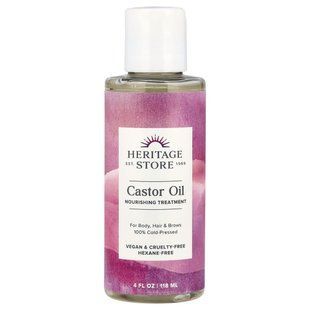 Касторовое масло клещевина Heritage Store (Castor Oil) 120 мл купить в Киеве и Украине