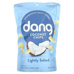 Кокосовая стружка малосольная Dang Foods LLC (Coconut Chips) 90 г купить в Киеве и Украине