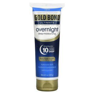 Gold Bond, Ultimate, skin care lotion, deep moisture overnight, 226 g (8 ounces)