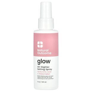 Natural Outcome, Glow, All-Nighter Setting Spray, 4 oz (120 ml) купить в Киеве и Украине