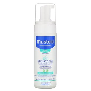 Шампунь, Stelatopia Foam Shampoo, Mustela, 5,07 жидких унций (150 мл) купить в Киеве и Украине