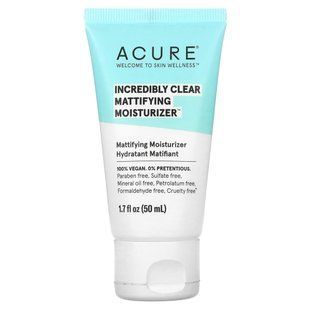Incredibly clean, mattifying moisturizer, Acure, 1.7 fl oz (50 ml)