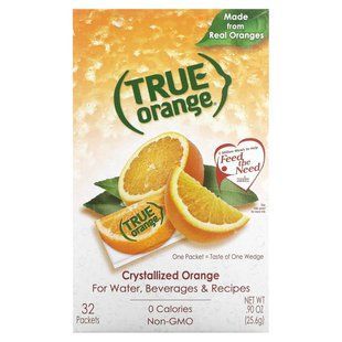 True Citrus, True Orange, Crystallized Orange, 0.90 oz (25.6 g) купить в Киеве и Украине