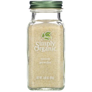 Луковый порошок, Simply Organic, 3 унции (85 г) купить в Киеве и Украине