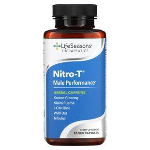 Поддержка производительности для мужчин Nitro-T, LifeSeasons, 90 вегетарианских капсул купить в Киеве и Украине