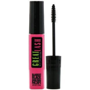 Тушь для ресниц Great Lash, оттенок 100 угольно-черный, Maybelline, 12,7 мл купить в Киеве и Украине