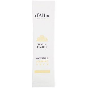 Ночная маска для лица с белым трюфелем, Waterfull Sleeping Pack, White Truffle, d'Alba, 48 мл купить в Киеве и Украине