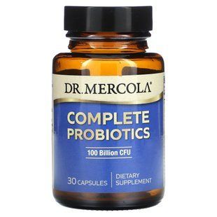 Dr. Mercola, повні пробіотики, 100 млрд КУО, 30 капсул